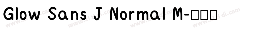 Glow Sans J Normal M字体转换
